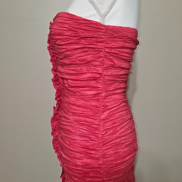 My Michelle Strapless Ruched Bodycon Dress – Size 11 - Picture 4 of 6